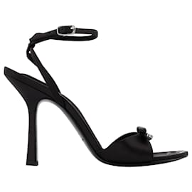 Alexander Wang-Dahlia 105 Sandales à nœud - Alexander Wang - Noir - Satin-Noir