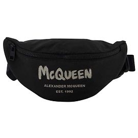 Bum Belt Bag - Alexander Mcqueen -  Black/Off-White - Synthetic Black