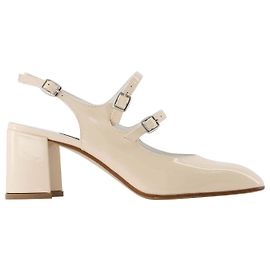 Escarpins Banana - Carel - Beige - Cuir Verni Beige