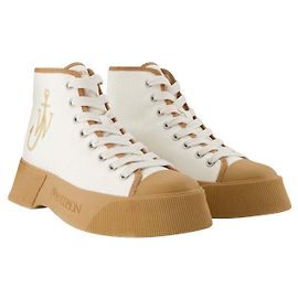 JW Anderson Sneakers Alte - J.W. Anderson - Beige - Pelle Beige