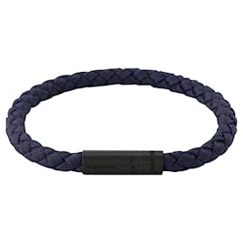 Autre Marque-Orlebar Brown x Le Gramme Le 5g Bracciale Cable in titanio nero/navy spazzolato-Blu