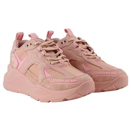 Burberry-Lf Tnr Sean 10 L Sneakers - Burberry - Dusky Pink - Leather-Pink