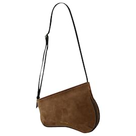 Autre Marque-Mini Curve Hobo Bag - Manu Atelier - Mocha/Black - Leather-Brown