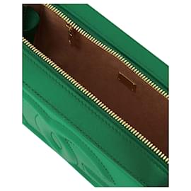 Dolce & Gabbana-Dg Logo Camera Crossbody - Dolce & Gabbana - Green - Leather-Green