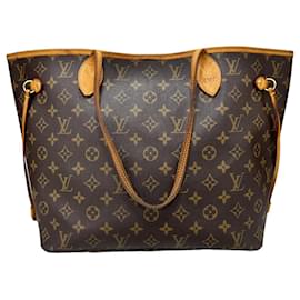 Louis Vuitton-Neverfull MM Louis Vuitton-Marron