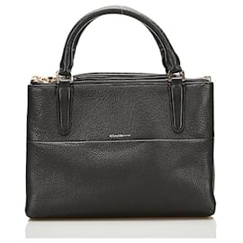 Coach-Leather Handbag 28163-Black