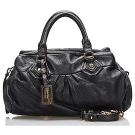 Marc Jacobs Bolsa clássica de couro Q Groovee Preto