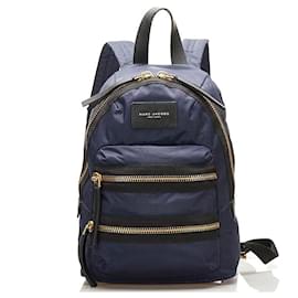 Marc Jacobs Nylon Zip Backpack Blue