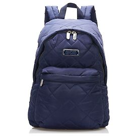 Marc Jacobs Gesteppter Nylonrucksack Blau
