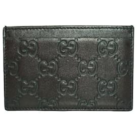 Gucci-Portacarte Gucci-Marrone