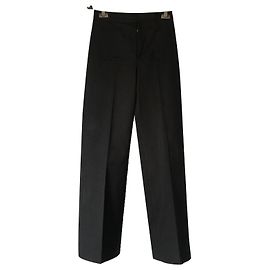 Dsquared2 Black Cotton Pants Size 40 Black