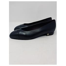 Chanel-new chanel ballet flats size 39-Black