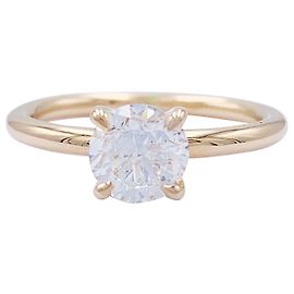 inconnue Rose gold solitaire ring, diamond 1 carat. Other