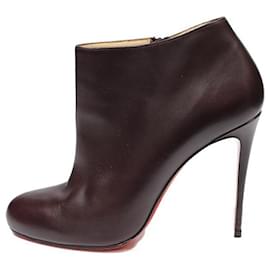 Christian Louboutin-Ankle Boots-Dark purple
