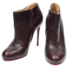 Christian Louboutin-Ankle Boots-Dark purple
