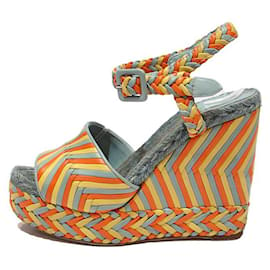 Hermès-Sandals-Orange,Grey,Yellow