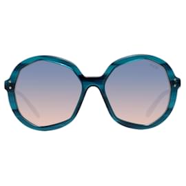 Emilio Pucci-Nuovi Occhiali da Sole Donna mod. EP0086 5592U 55-18-140 MM-Blu