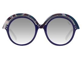 Emilio Pucci-Nuovi Occhiali da Sole Donna mod. EP0065 5392B 53-21-140 MM-Blu