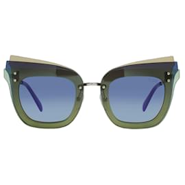 Emilio Pucci-Nuovi Occhiali da Sole Donna mod. EP0105 6695W 66-15-140 MM-Verde