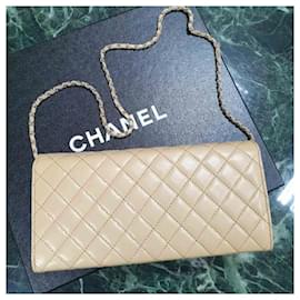 Chanel-Chanel BeigeSac à rabat Timeless-Beige