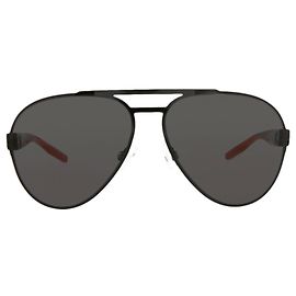 Puma Aviator-Style Metal Sunglasses Black