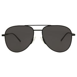 Puma Aviator-Style Stainless Steel Sunglasses Black