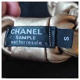Chanel-Acessórios de cabelo-Dourado