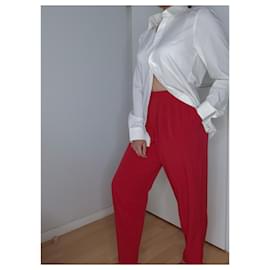 Cacharel-calça, leggings-Vermelho