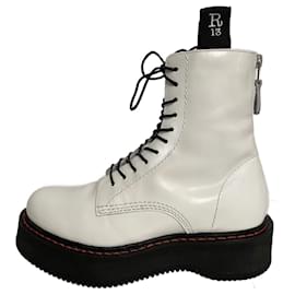 R13-Ankle Boots-White