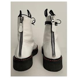 R13-botas de tornozelo-Branco