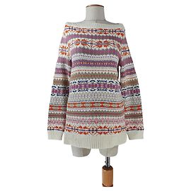 Pull Ralph Lauren Coton et Laine Multicolore Taille L Multicolore