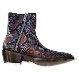 Botins de couro python Pilar Wild Zadig & Voltaire 38 Multicor