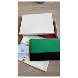 Céline-Bolsa de embrague-Verde claro