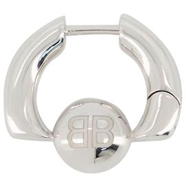 Balenciaga Orecchini Silver Cut XS Argento Metallico
