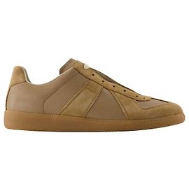 Maison Martin Margiela Baskets Replica - Maison Margiela - Chamois - Cuir Marron
