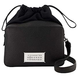 Maison Martin Margiela-5Ac Camera Medium Handbag - Maison Margiela - Black - Leather-Black