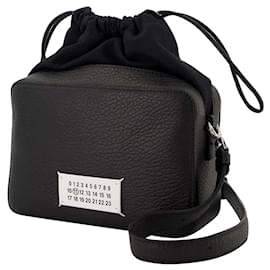 Maison Martin Margiela-5Ac Camera Medium Handbag - Maison Margiela - Black - Leather-Black