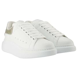 Alexander Mcqueen-Oversized Sneakers - Alexander Mcqueen - Black/White - Leather-White