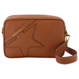 Golden Goose Deluxe Brand Borsa Stella in Pelle Marrone Marrone