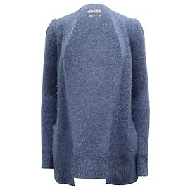 Marc by Marc Jacobs CO Open Cardigan aus blauem Kaschmir Blau