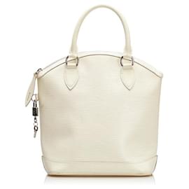 Louis Vuitton-louis vuitton Epi Lockit Vertical white-White