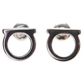 salvatore ferragamo Gancini Orecchini argento Argento