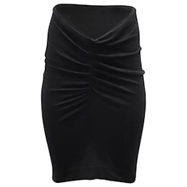 Isabel Marant-Isabel Marant Étoile Gathered Skirt in Black Polyamide-Black