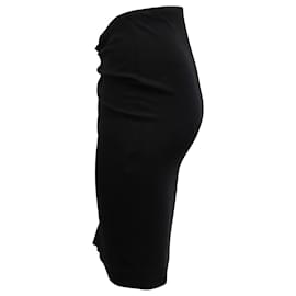 Isabel Marant-Isabel Marant Étoile Gathered Skirt in Black Polyamide-Black