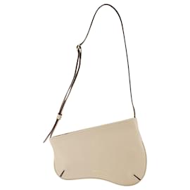 Autre Marque-Mini Curve Hobo Bag - Manu Atelier - Ivory - Leather-Brown,Beige