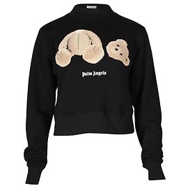 Sudadera Palm Angels Bear de algodón negro Negro