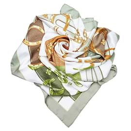 Hermès-hermès Porte Bonheur Silk Scarf multicolor-Multiple colors