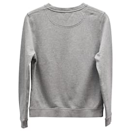 Kenzo-Kenzo Besticktes Obermaterial Sweatshirt aus grauer Baumwolle-Grau
