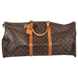 Louis Vuitton Vintage 1994 Monogram Canvas Keepall 60 Travel bag Brown