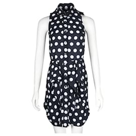 Michael Kors-Big polka Dot Sleeveless Dres with Buttons-Other